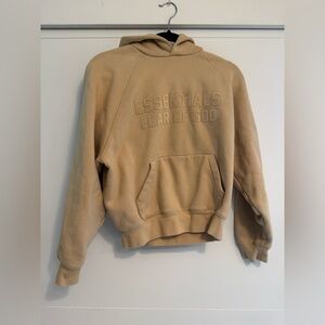 Fear of God Essentials Tan Hoodie